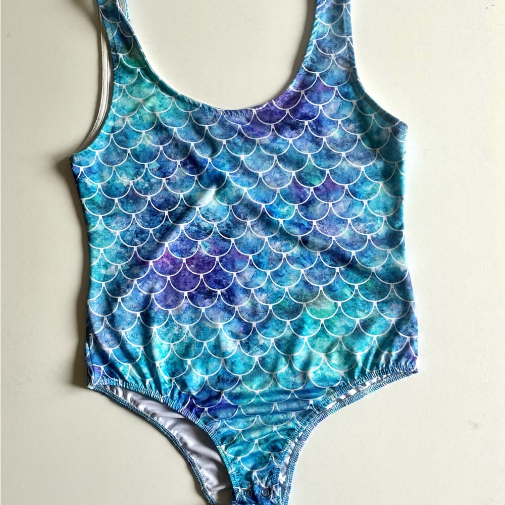 Mermaid Scale One-Piece Bodysuit